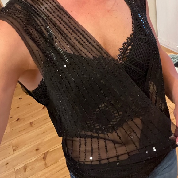 BCBG sequined tank - Picture 2 of 3
